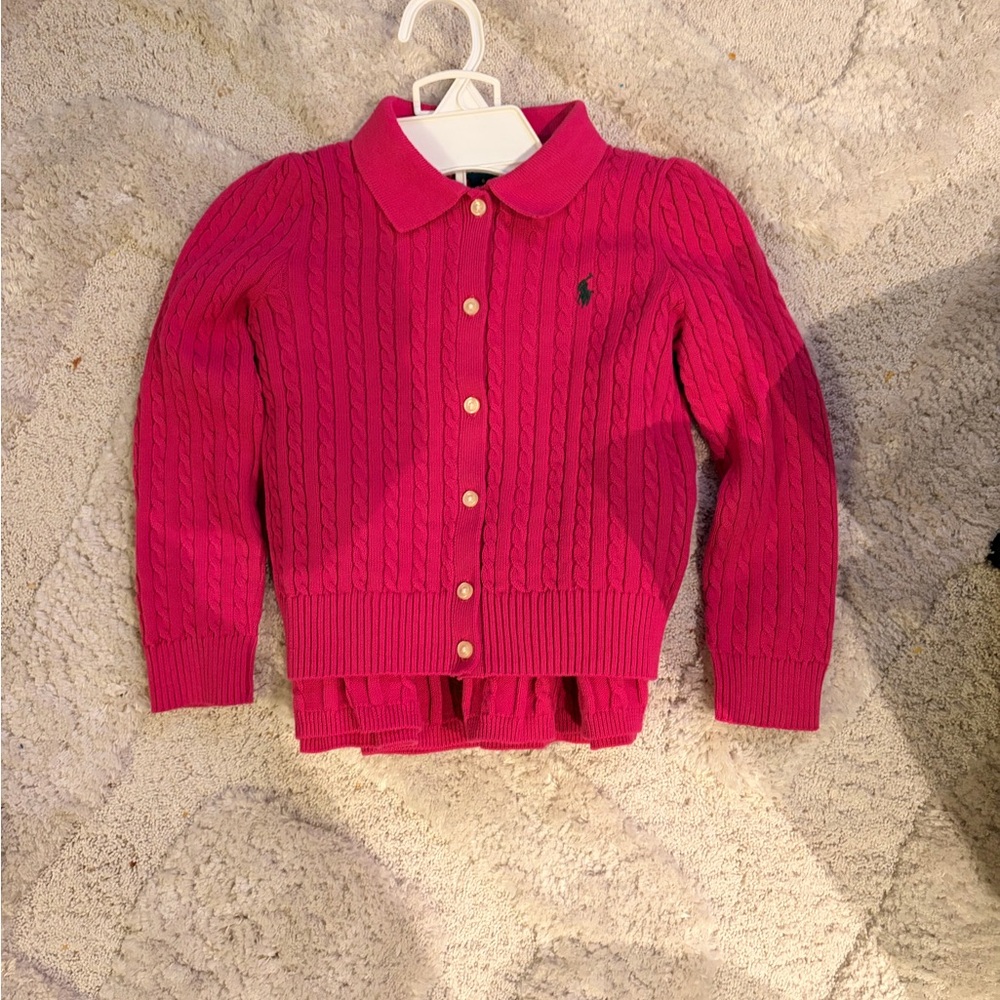 Polo by Ralph Lauren Crewneck Cardigan and Skirt, 2-Piece Set *NWT* 6T🛍️ - Picture 5 of 5